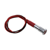 Maxbell 12V 6mm LED Indicator Singal Light Bulb with Wrie for Car Truck Boat  Red