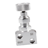 Maxbell Car Adjustable Brake Proportioning Bias Valve Adjuster Knob Style Silver