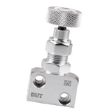 Maxbell Car Adjustable Brake Proportioning Bias Valve Adjuster Knob Style Silver