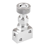 Maxbell Car Adjustable Brake Proportioning Bias Valve Adjuster Knob Style Silver