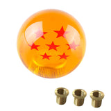 Maxbell 7 Star Automatic Car Gear Shift Shifter Knob Head Amber Ball Universal