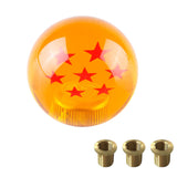 Maxbell 7 Star Automatic Car Gear Shift Shifter Knob Head Amber Ball Universal