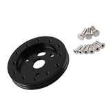 Maxbell 1/2inch 6 Hole to 3 Hole Steering Wheel Conversion Plate Adapter Black