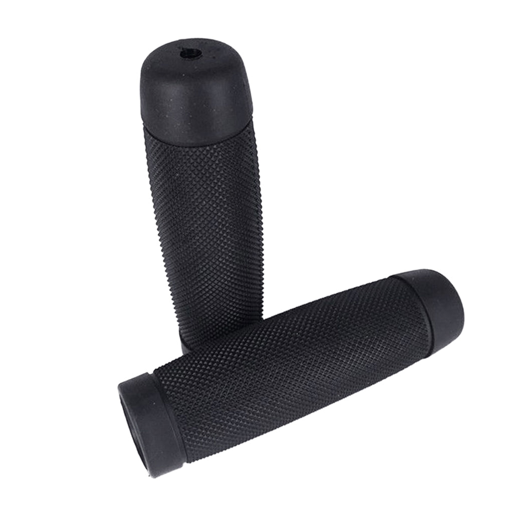 Maxbell 2pcs Motorcycle Motorbike Recoil Rubber Gel 7/8" 22mm Handlebar Grips Black