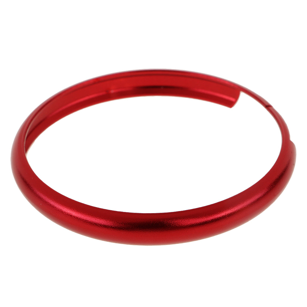 Maxbell 45cm Aluminum Smart Key Fob Protective Ring Cover For BMW Mini Cooper Red