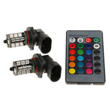Maxbell Car Remote Control Headlight Fog Reverse Light Lamp Bulb Multicolor 9005