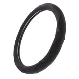 Maxbell Universal Auto Car Microfiber Leather Steering Wheel Cover 38CM - Black