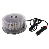 Maxbell 240 LED Car Truck Roof Top Round Flash Strobe Emergency Warning Light Red