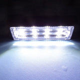 Maxbell Car Motorcycle 12V 8W Grille Emergency Light Side Marker Lamp Strobe White