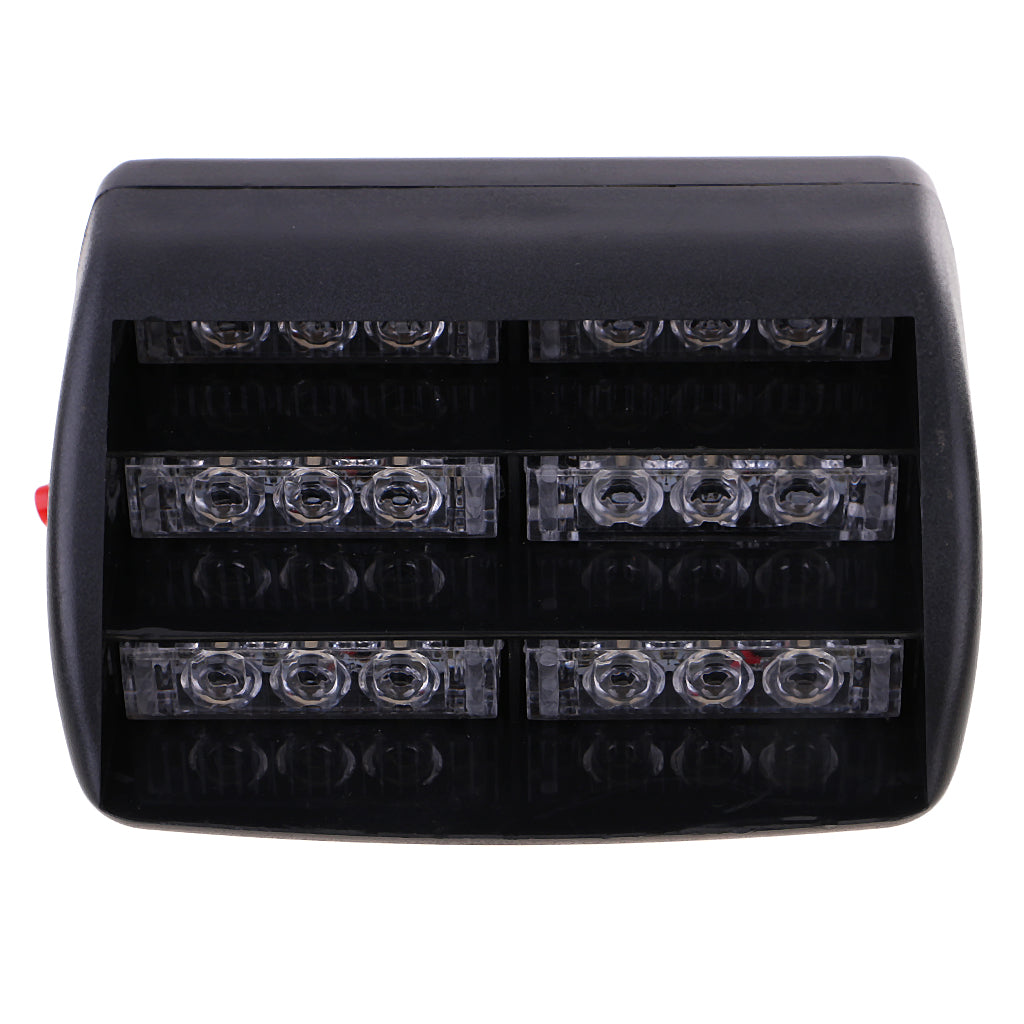 Maxbell Car 18 LED Emergency Warning Flashing Strobe Light Lamp Suction Cup Red