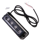 Maxbell Car Motorcycle 12V 8W Grille Emergency Light Side Marker Lamp Strobe Blue