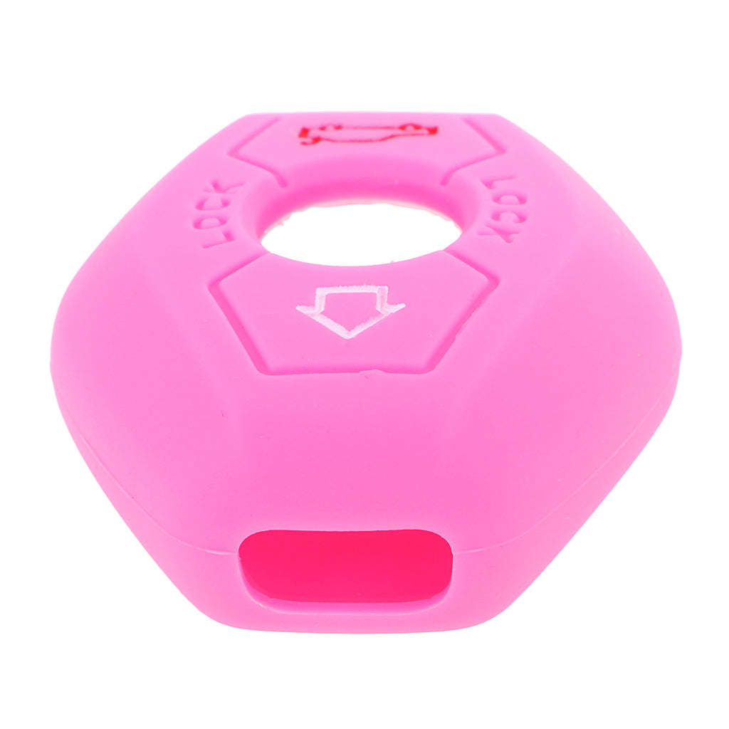 Maxbell Protective Rubber Case Silicone Cover Skin for BMW 3 Series Remote Key Pink