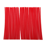 Maxbell 36 Pieces Universal Motocross Wheel Rim Spoke Wraps Skins Cover Red