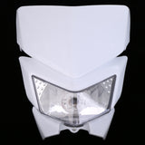 Maxbell Front Headlight with Fairing Assembly for Kawasaki KLX450R Motorcycle White