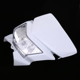 Maxbell Front Headlight with Fairing Assembly for Kawasaki KLX450R Motorcycle White