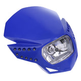 Maxbell Universal Motorcycle Headlight Fairing for Street Fighter Enduro Cross Blue