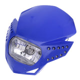 Maxbell Universal Motorcycle Headlight Fairing for Street Fighter Enduro Cross Blue