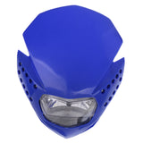 Maxbell Universal Motorcycle Headlight Fairing for Street Fighter Enduro Cross Blue