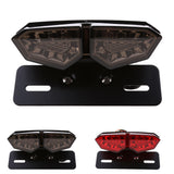 Maxbell 18 LED Brake License Plate Turn Light for Harley Touring Custom  Black