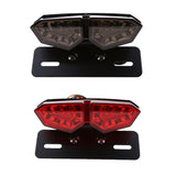 Maxbell 18 LED Brake License Plate Turn Light for Harley Touring Custom  Black