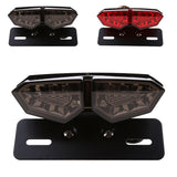 Maxbell 18 LED Brake License Plate Turn Light for Harley Touring Custom  Black