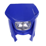 Maxbell Front Headlight HeadLamp with Blue Fairing for Motorcycle Scooter Dirt Bike