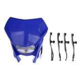 Maxbell Front Headlight HeadLamp with Blue Fairing for Motorcycle Scooter Dirt Bike