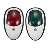 Maxbell 2 Pieces Boat Red Green LED Navigation Lights Maritime Port Starboard White