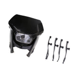 Maxbell Motorcycle Scooter Dirt Bike Front Headlight HeadLamp with Black Fairing