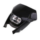 Maxbell Motorcycle Scooter Dirt Bike Front Headlight HeadLamp with Black Fairing