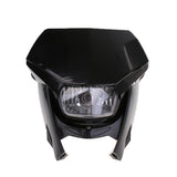 Maxbell Motorcycle Scooter Dirt Bike Front Headlight HeadLamp with Black Fairing