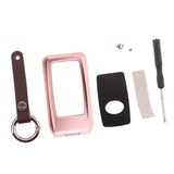 Maxbell Aluminum Metal Remote Key Fob Case Cover Shell for Toyota Camry Rose Gold