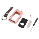 Maxbell Aluminum Metal Remote Key Fob Case Cover Shell for Toyota Camry Rose Gold