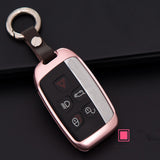 Maxbell Aluminum Car Key Fob Protective Case Cover Skin for Range Rover Rose Red