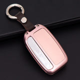 Maxbell Aluminum Car Key Fob Protective Case Cover Skin for Range Rover Rose Red