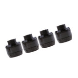 Maxbell 4 Pieces 16mm Motorcycle Wheel Frame Crash Slider Fork Protector Caps Black