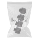 Maxbell 4 Pieces 16mm Motorcycle Wheel Frame Crash Slider Fork Protector Caps Black