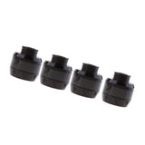 Maxbell 4 Pieces 16mm Motorcycle Wheel Frame Crash Slider Fork Protector Caps Black