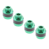 Maxbell 4 Pieces 16mm Motorcycle Wheel Frame Crash Slider Fork Protector Caps Green