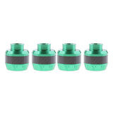 Maxbell 4 Pieces 16mm Motorcycle Wheel Frame Crash Slider Fork Protector Caps Green