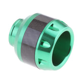 Maxbell 4 Pieces 16mm Motorcycle Wheel Frame Crash Slider Fork Protector Caps Green