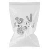 Maxbell Universal Motorcycle Motorbike Handlebar Riser for 1" 25mm Handle Bar Silver