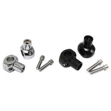 Maxbell Universal Motorcycle Motorbike Handlebar Riser for 1" 25mm Handle Bar Silver