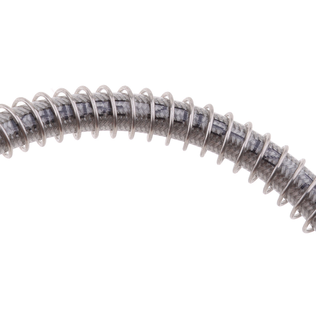 Maxbell Motorcycle Braided Stainless Steel Brake Oil Hoses Line Pipe 550mm - Silver