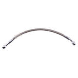 Maxbell Motorcycle Braided Stainless Steel Brake Oil Hoses Line Pipe 550mm - Silver