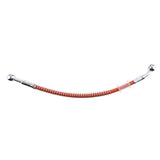 Maxbell Motorcycle Braided Stainless Steel Brake Oil Hoses Line Pipe 550mm - Orange