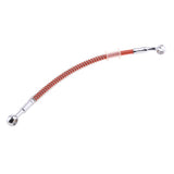 Maxbell Motorcycle Braided Stainless Steel Brake Oil Hoses Line Pipe 550mm - Orange