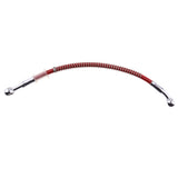 Maxbell 45cm Red Universal Motorcycle Brake Braided Hose Line Pipe