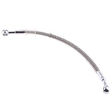 Maxbell Motorcycle Braided Spring Brake Clutch Oil Hose Line Pipe Tube 50cm Silver