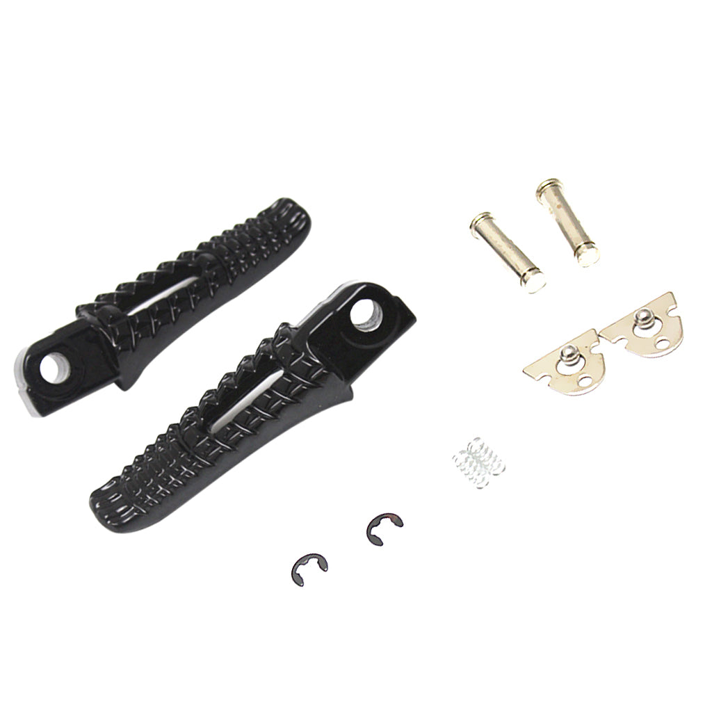 Maxbell 1 Pair Black Rear Foot Pegs for Suzuki GSXR 600 750 1000 05-14 B-KING